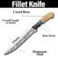 Buy Fillet Knife With Camel Bone Handle